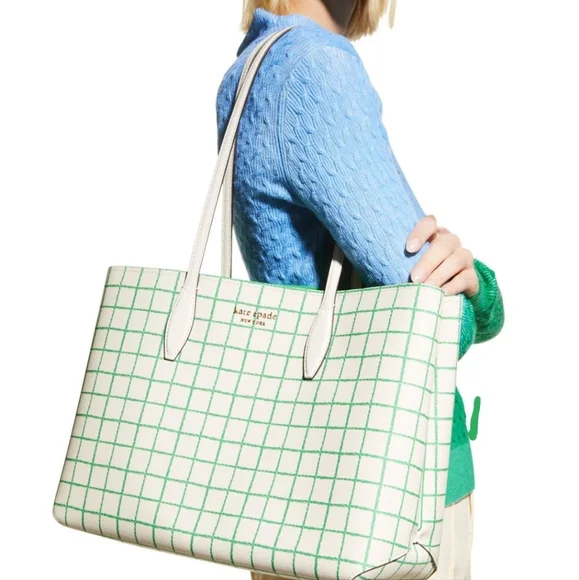 **BUNDLE** Kate Spade Tennis (Large Tote  & Wristlet, Zip-around Wallet) - Picture 4 of 16